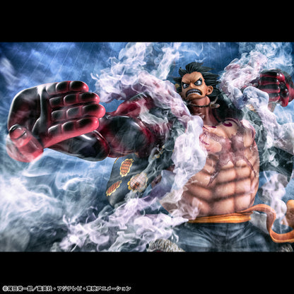 PRE ORDER – PORTRAIT.OF.PIRATES ONE PIECE - SA-MAXIMUM - MONKEY D LUFFY GEAR4 BOUNCE-MAN 10TH LIMITED VER.