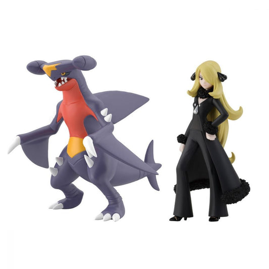 BACK ORDER – POKÉMON SCALE WORLD SINNOH REGION CYNTHIA & GARCHOMP W/O GUM
