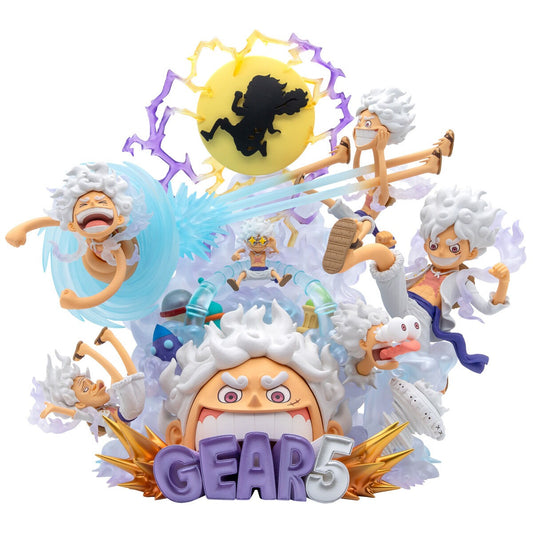 PRE ORDER – S.H.FIGUARTS ONE PIECE - WORLD COLLECTABLE FIGURE PREMIUM - MONKEY D.LUFFY GEAR 5 SPECIAL +  S.H.FIGUARTS MONKEY D. LUFFY - GEAR 5 SET