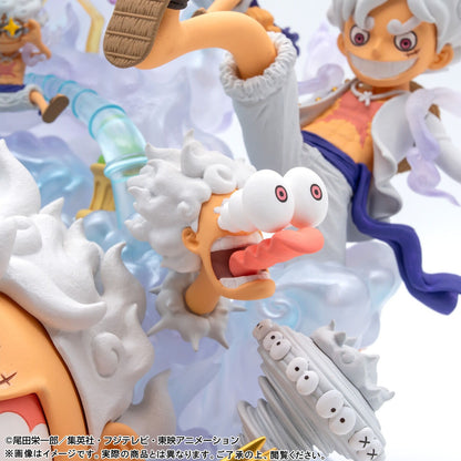 PRE ORDER – S.H.FIGUARTS ONE PIECE - WORLD COLLECTABLE FIGURE PREMIUM - MONKEY D.LUFFY GEAR 5 SPECIAL +  S.H.FIGUARTS MONKEY D. LUFFY - GEAR 5 SET