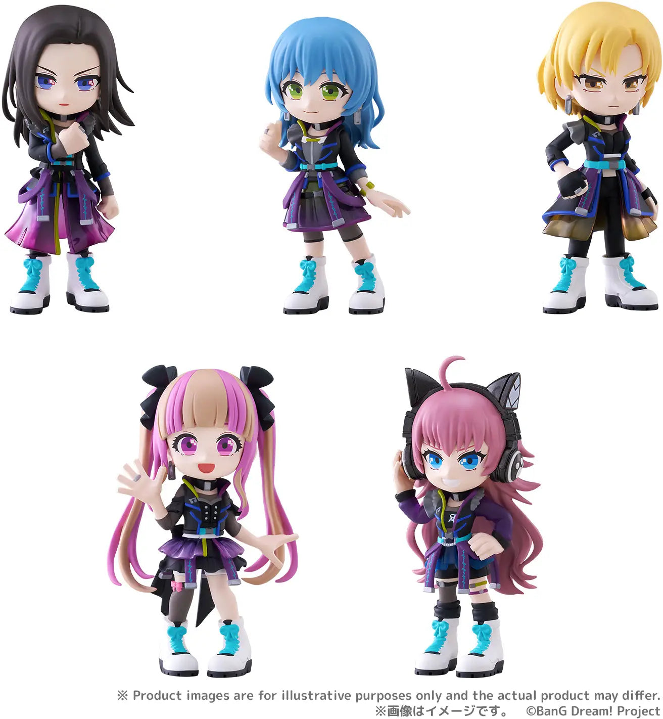 PRE ORDER – PALVERSE - BANG DREAM! RAISE A SUILEN (SET OF 6 FIGURES)