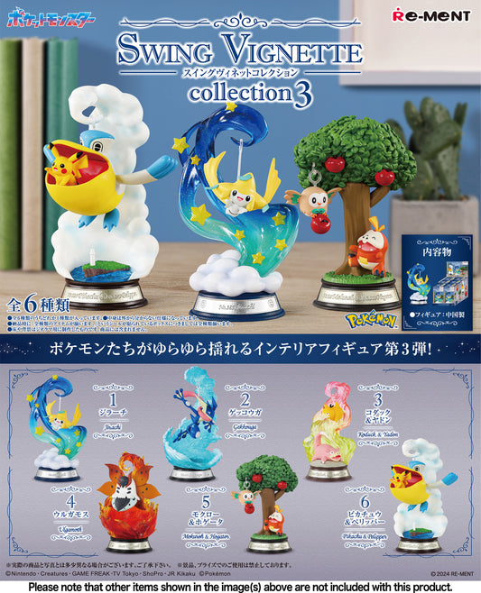 PRE ORDER – POKEMON SWING VIGNETTE COLLECTION 3 - SEP2025 - RESTOCK (SET OF 6)