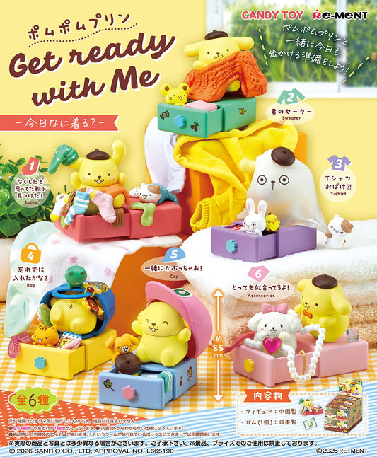 PRE ORDER – POMPOMPURIN GET READY WITH ME (BOX OF 6)