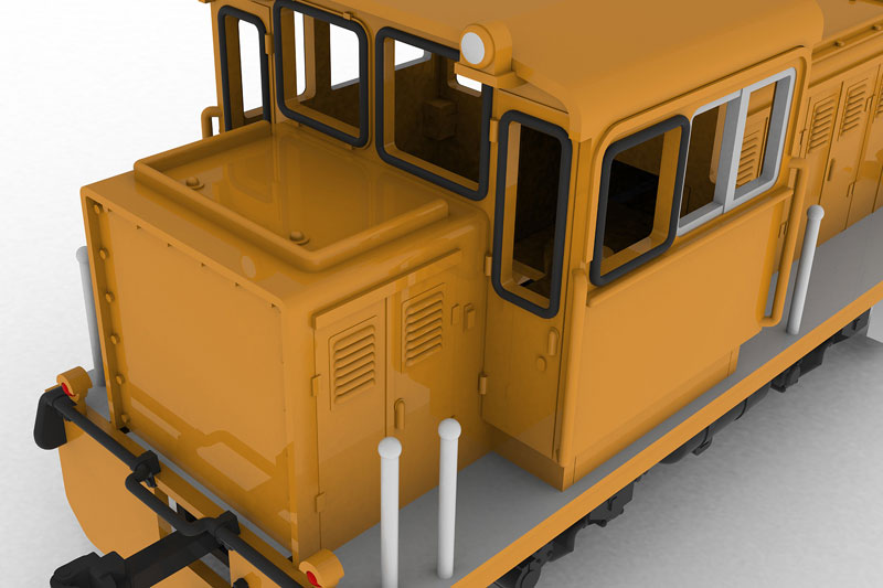 PRE ORDER – 1/80 SWITCHER - CONVEX-SHAPED YELLOW COLOR