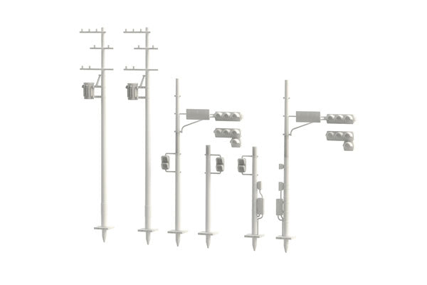 PRE ORDER – 1/80 TRAFFIC SIGNAL SET
