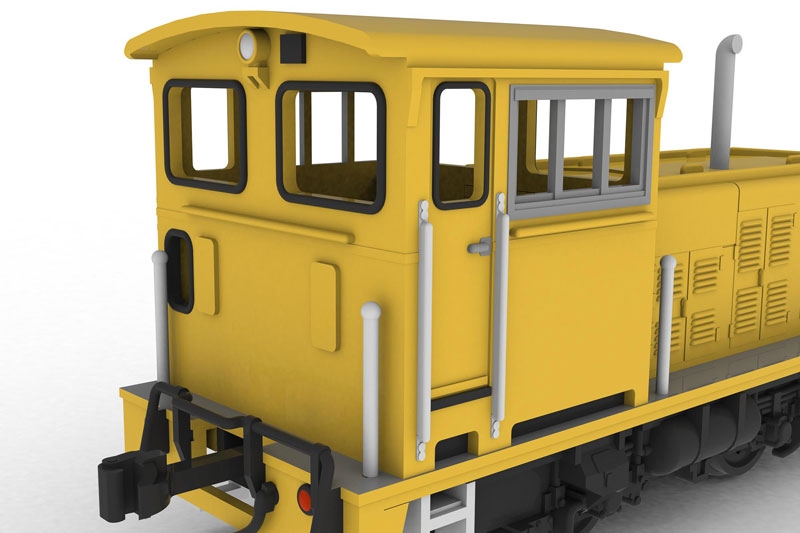 PRE ORDER – 1/80 SWITCHER - L-SHAPED LIGHT YELLOW COLOR