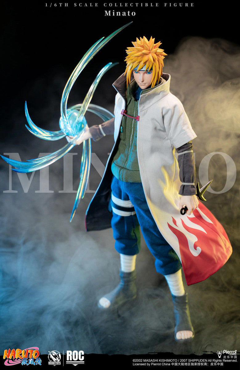 PRE ORDER – ROCKETTOYS ROC-015 1/6 OFFICIALLY LICENSED CHINESE VERSION: NARUTO SHIPPUDEN - MINATO NAMIKAZE [FOURTH HOKAGE VER.]