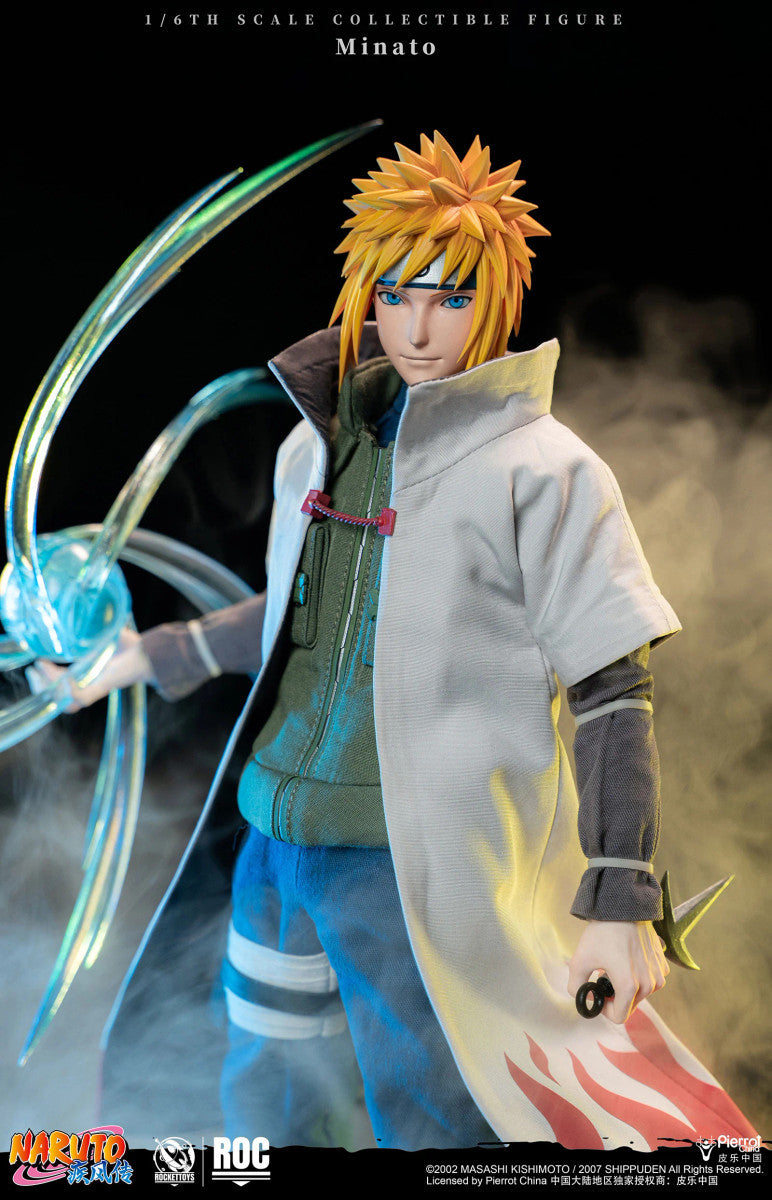 PRE ORDER – ROCKETTOYS ROC-015 1/6 OFFICIALLY LICENSED CHINESE VERSION: NARUTO SHIPPUDEN - MINATO NAMIKAZE [FOURTH HOKAGE VER.]