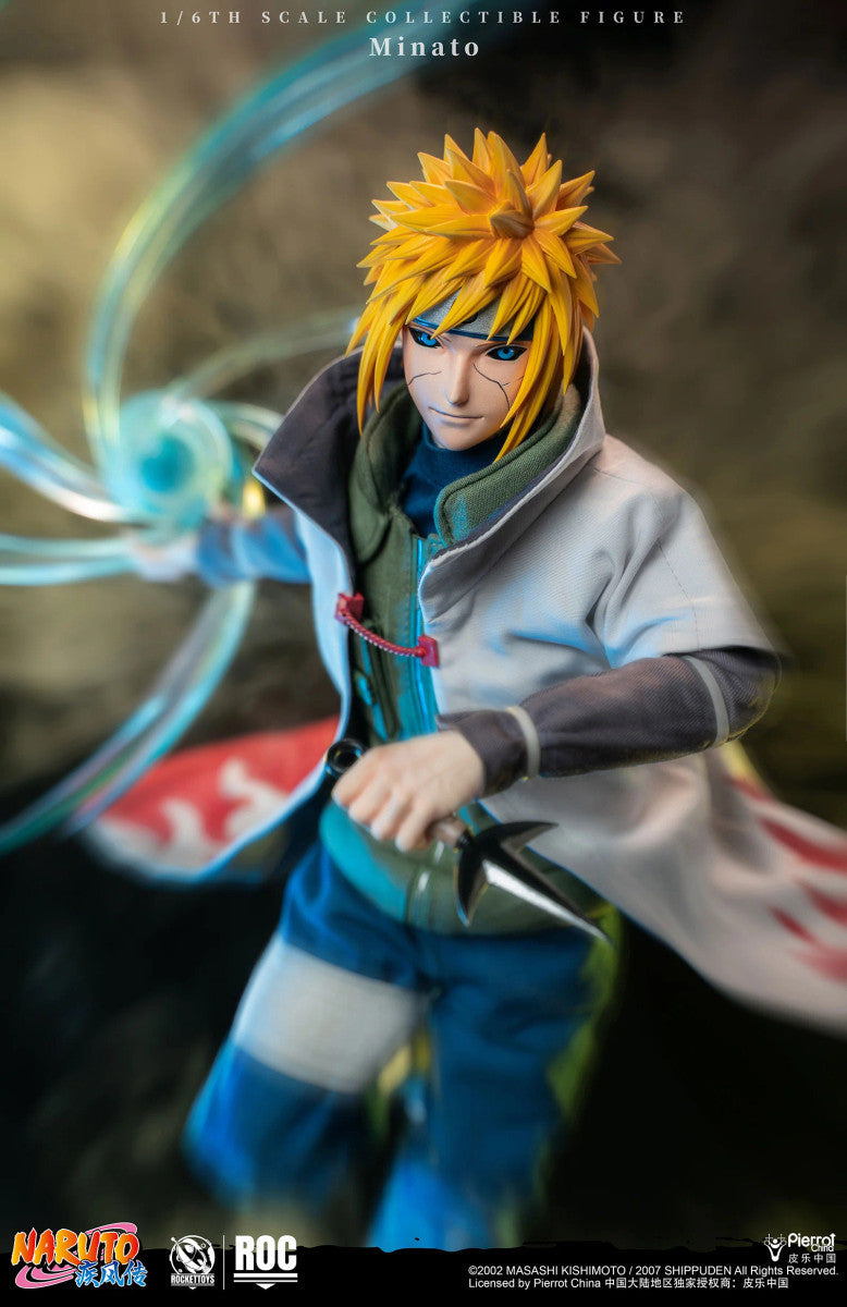 PRE ORDER – ROCKETTOYS ROC-015 1/6 OFFICIALLY LICENSED CHINESE VERSION: NARUTO SHIPPUDEN - MINATO NAMIKAZE [FOURTH HOKAGE VER.]