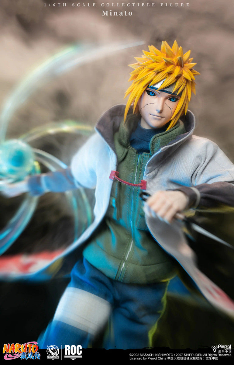 PRE ORDER – ROCKETTOYS ROC-015 1/6 OFFICIALLY LICENSED CHINESE VERSION: NARUTO SHIPPUDEN - MINATO NAMIKAZE [FOURTH HOKAGE VER.]