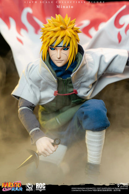 PRE ORDER – ROCKETTOYS ROC-015 1/6 OFFICIALLY LICENSED CHINESE VERSION: NARUTO SHIPPUDEN - MINATO NAMIKAZE [FOURTH HOKAGE VER.]