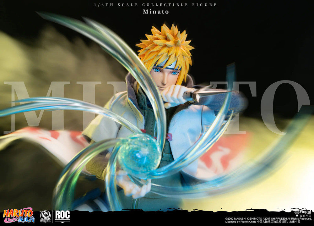 PRE ORDER – ROCKETTOYS ROC-015 1/6 OFFICIALLY LICENSED CHINESE VERSION: NARUTO SHIPPUDEN - MINATO NAMIKAZE [FOURTH HOKAGE VER.]