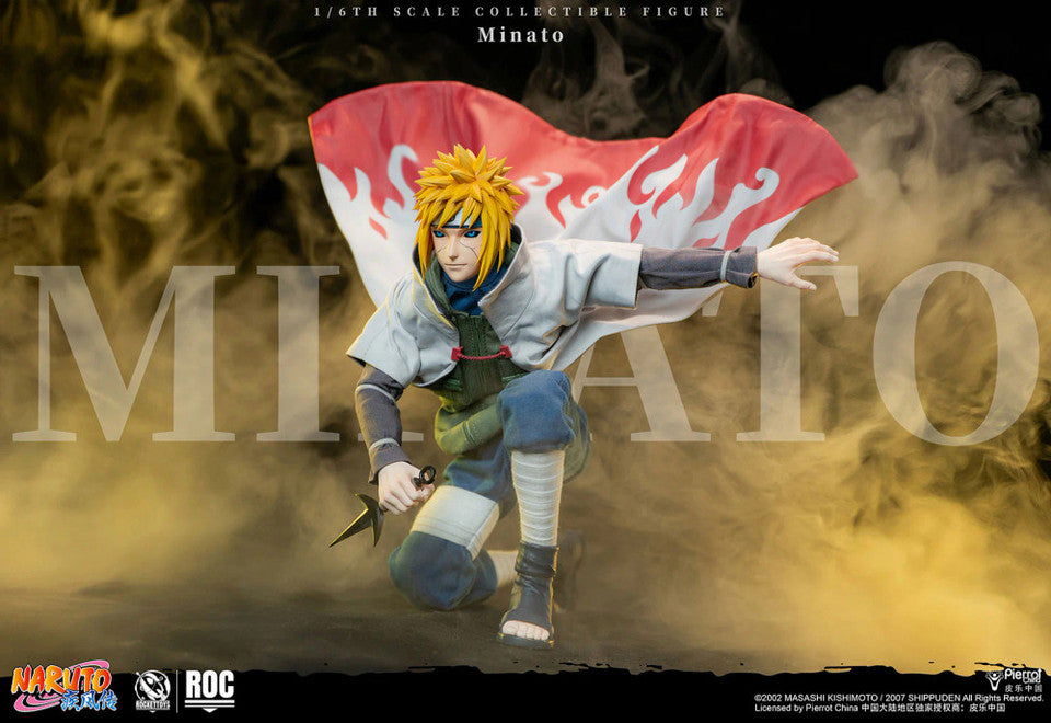 PRE ORDER – ROCKETTOYS ROC-015 1/6 OFFICIALLY LICENSED CHINESE VERSION: NARUTO SHIPPUDEN - MINATO NAMIKAZE [FOURTH HOKAGE VER.]