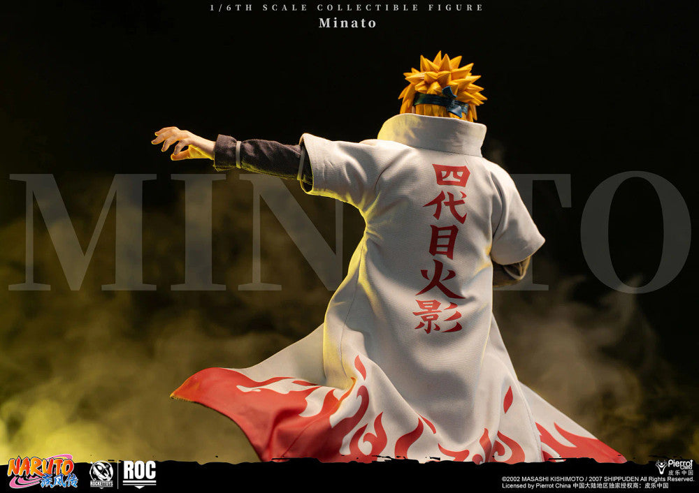 PRE ORDER – ROCKETTOYS ROC-015 1/6 OFFICIALLY LICENSED CHINESE VERSION: NARUTO SHIPPUDEN - MINATO NAMIKAZE [FOURTH HOKAGE VER.]