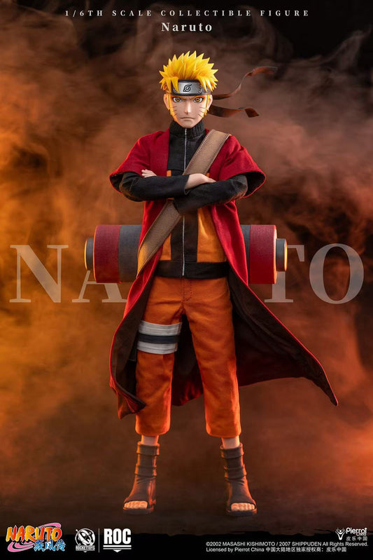 PRE ORDER – ROCKETTOYS ROC-011 1/6 OFFICIALLY LICENSED CHINESE VERSION: NARUTO SHIPPUDEN - UZUMAKI NARUTO [SAGE MODE VER.]