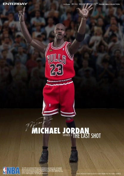PRE ORDER – 1/6 ENTERBAY EB RM-1058 REAL MASTERPIECE NBA SERIES MICHAEL JORDAN (SERIES 2) #23 GUEST VERSION WAX FIGURE