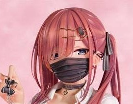PRE ORDER – [18+] 1/5 RED-HAIRED GYARU-CHAN MASK VER. ORIGINAL CHARACTER BY NANAMAKURA