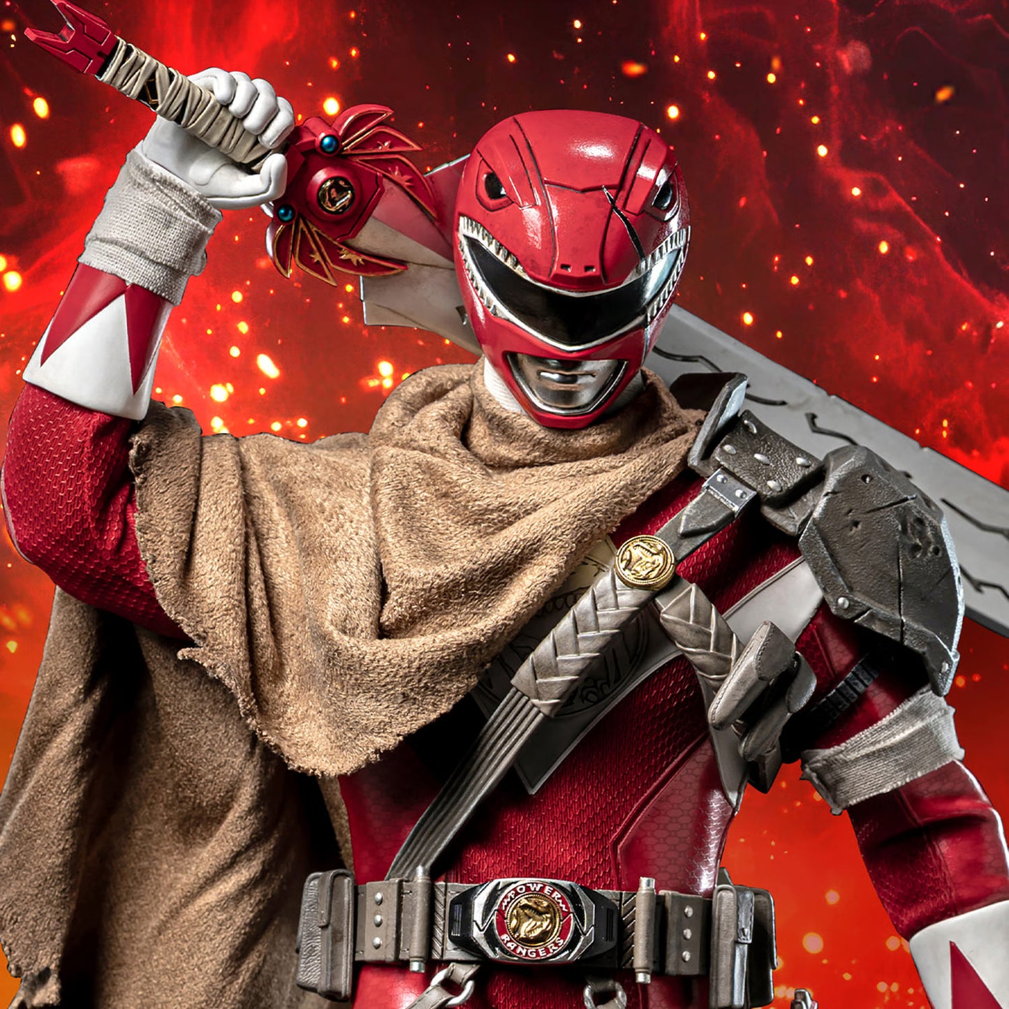 PRE ORDER – 1/6 THREEZERO 3Z1020 MIGHTY MORPHIN POWER RANGERS: THE RETURN FIGZERO RED POWER RANGER