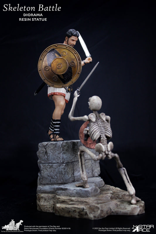 PRE ORDER – 1/8 SKELETON BATTLE DIORAMA RESIN STATUE