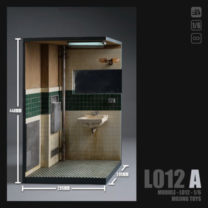 PRE ORDER – MOJINGTOYS 1/6 JOKER BATHROOM DIORAMA BASE L012A