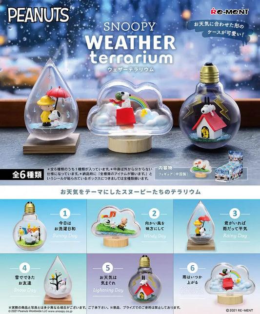 PRE ORDER – SNOOPY WEATHER TERRARIUM (BOX OF 6)
