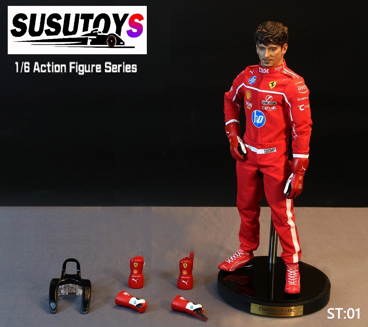 PRE ORDER – 1/6 FORMULA ONE RACER ACTION FIGURE ST01 - CHARLES LECLERC
