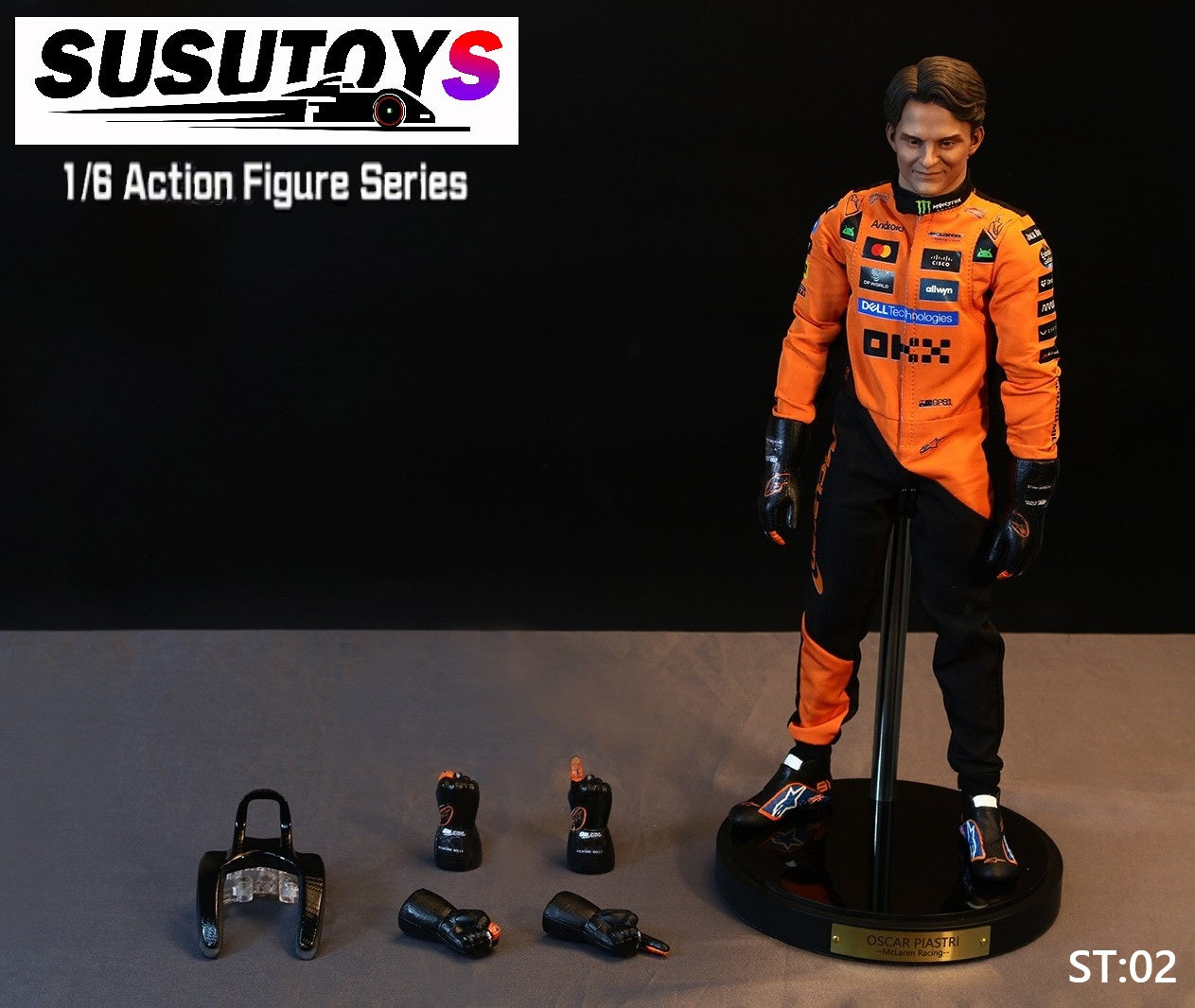 PRE ORDER – 1/6 FORMULA ONE RACER ACTION FIGURE ST02 - OSCAR PIASTRI