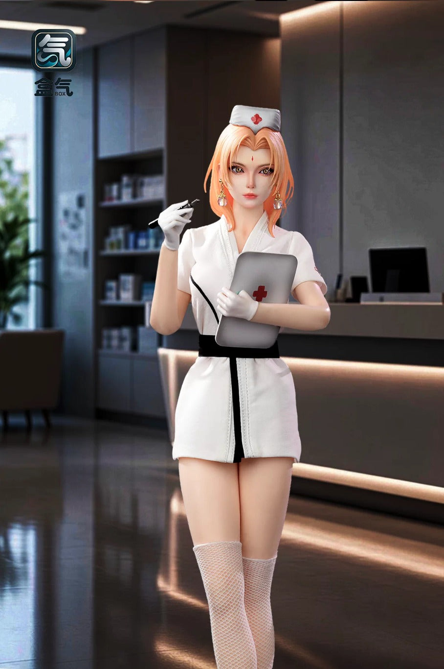 PRE ORDER – [18+] 1/6 SATSUKI-SAN - NURSE GRANNY - PLATINUM SILICONE ARTICULATED FIGURE