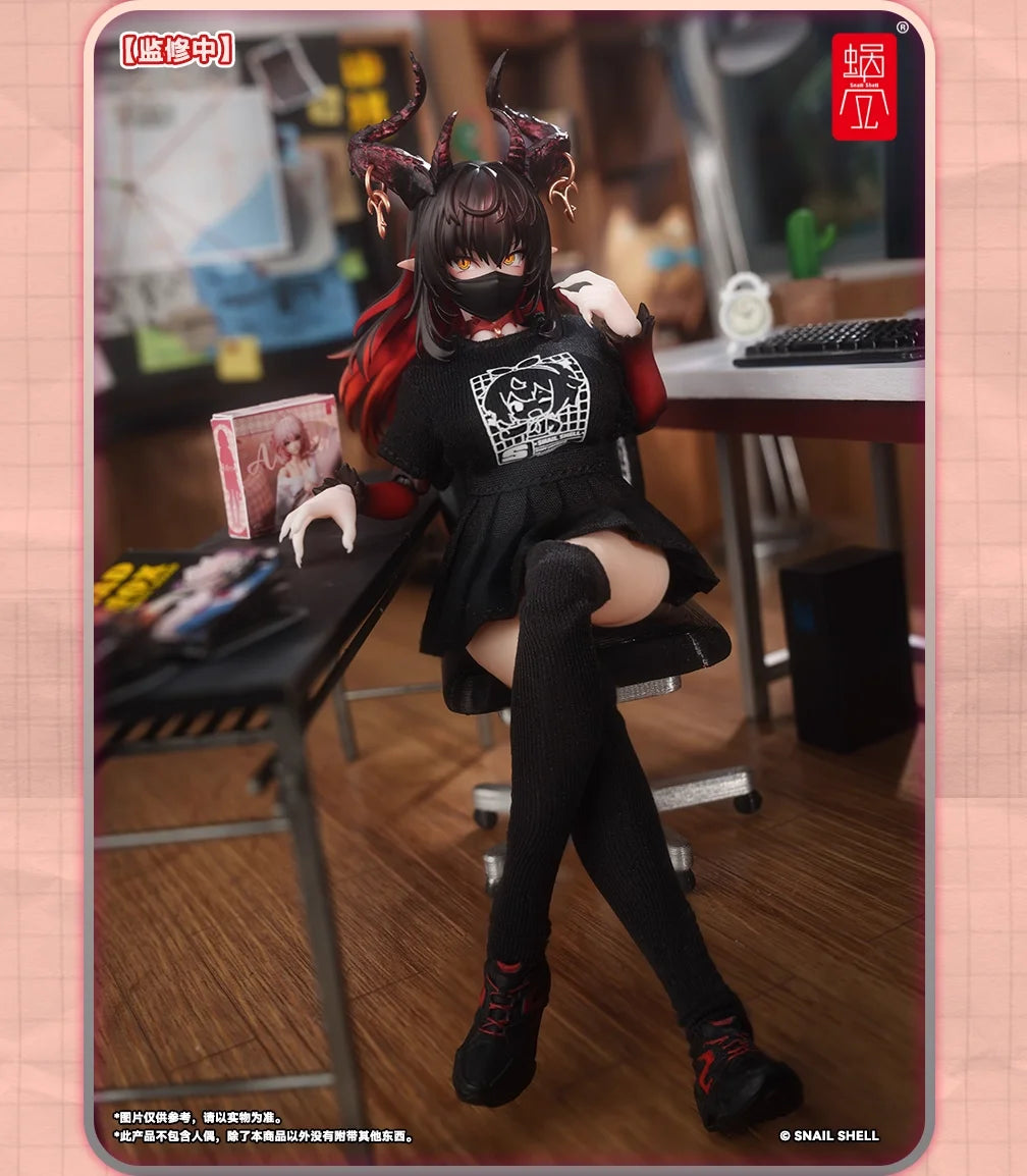 PRE ORDER – 1/12 MECHA MUSUME EMPLOYEE DRESS CODE SET BLACK EDITION