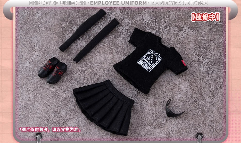 PRE ORDER – 1/12 MECHA MUSUME EMPLOYEE DRESS CODE SET BLACK EDITION