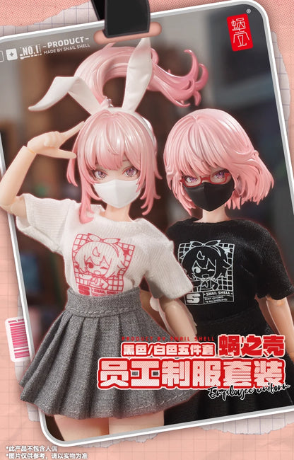 PRE ORDER – 1/12 MECHA MUSUME EMPLOYEE DRESS CODE SET WHITE EDITION