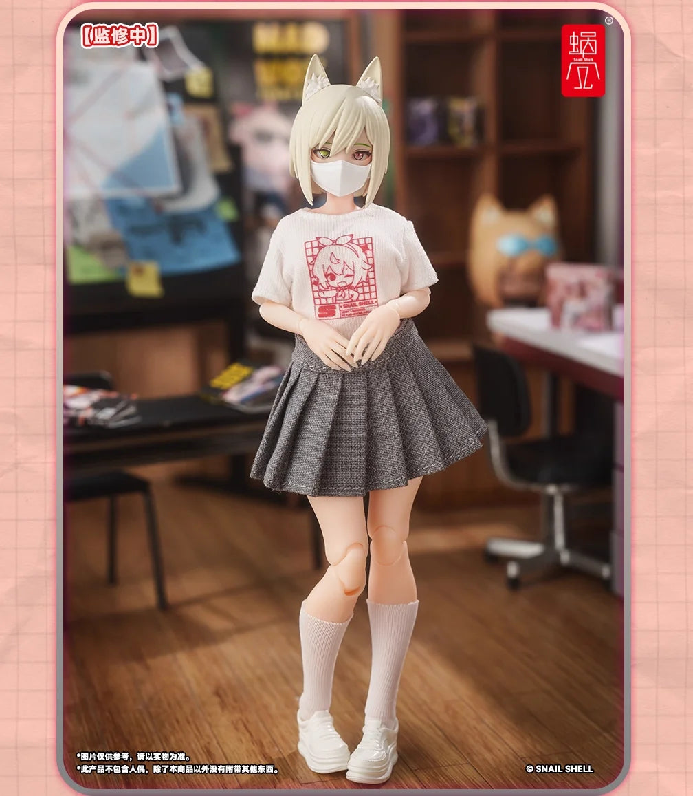 PRE ORDER – 1/12 MECHA MUSUME EMPLOYEE DRESS CODE SET WHITE EDITION