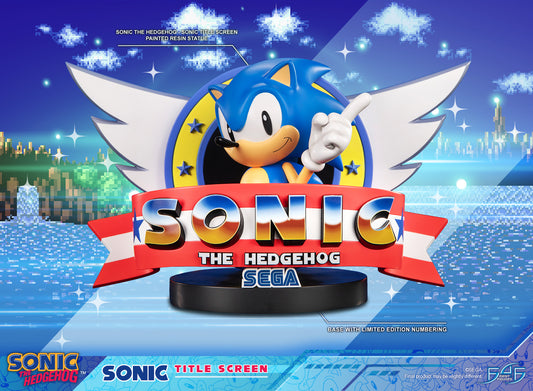 PRE ORDER – SONIC THE HEDGEHOG - SONIC TITLE SCREEN
