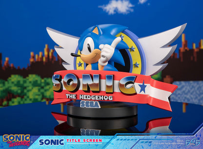 PRE ORDER – SONIC THE HEDGEHOG - SONIC TITLE SCREEN