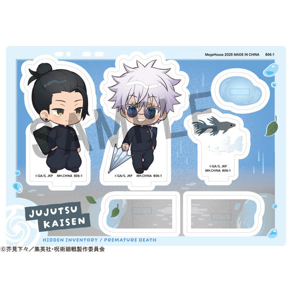 PRE ORDER – ACRYLIC STAND BUDDYCOLLE ANIME JUJUTSU KAISEN 5TH ANNIVERSARY A SUGURU GETO SATORU GOJO (HIDDEN INVENTORY / PREMATURE DEATH VER.)