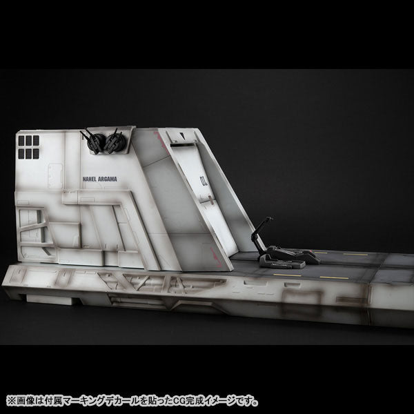 PRE ORDER – REALISTIC MODEL SERIES: MOBILE SUIT GUNDAM UNICORN (1/144 HG SERIES) NAHEL ARGAMA CATAPULT DECK (UC VER.)
