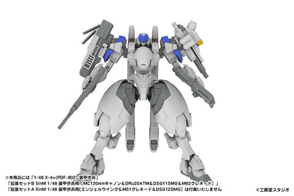 PRE ORDER – EXTENSION SET A FOR 5INM 1/48 POWER DOLLS - PLD［LC40 LCAN＆VP1 MSENS&P-9SL ASR＆M58 GRND＆HANDS FOR HAND-HELD WEAPONS (LEFT AND RIGHT)］
