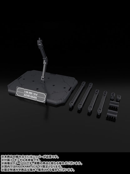 BACK ORDER – 1/48 KADOKAWA PLASTIC MODEL SERIES FULL METAL PANIC! FAMILY AZURE RAVEN WITH TYPE 10 MODIFIED MONOMOLECULAR BLADE PLATED VER. + SPECIAL DISPLAY BASE DESIGNED BY KANETAKE EBIKAWA