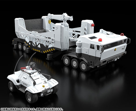 PRE ORDER – 1/60 MODEROID MOBILE POLICE PATLABOR - TYPE 98 SPECIAL COMMAND VEHICLE & TYPE 99 SPECIAL LABOR CARRIER