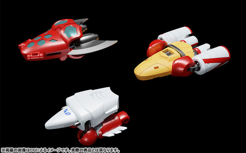 PRE ORDER – MODEROID - GETTER ROBO - MINIATURE COMBINING & TRANSFORMING GETTER 1