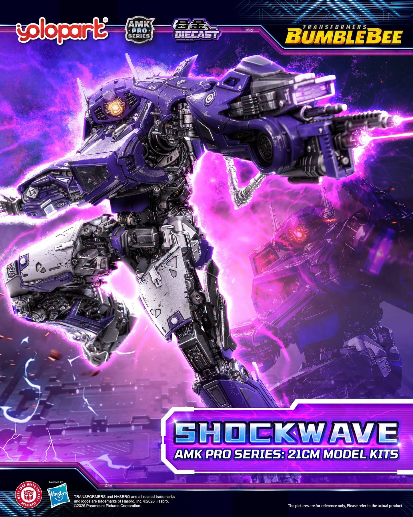 PRE ORDER – TRANSFORMERS: BUMBLEBEE THE MOVIE - AMK PRO SERIES - SHOCKWAVE MODEL KIT
