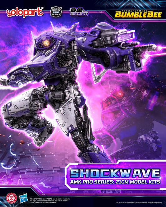 PRE ORDER – TRANSFORMERS: BUMBLEBEE THE MOVIE - AMK PRO SERIES - SHOCKWAVE MODEL KIT