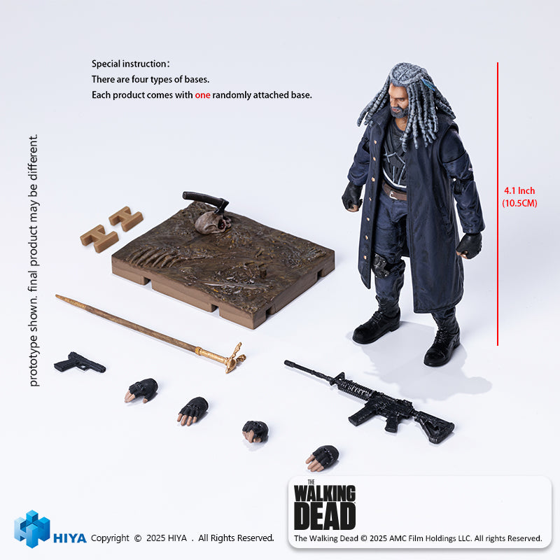 PRE ORDER – HIYA TOYS 1/18 THE WALKING DEAD EZEKIEL ACTION FIGURE EMW0317