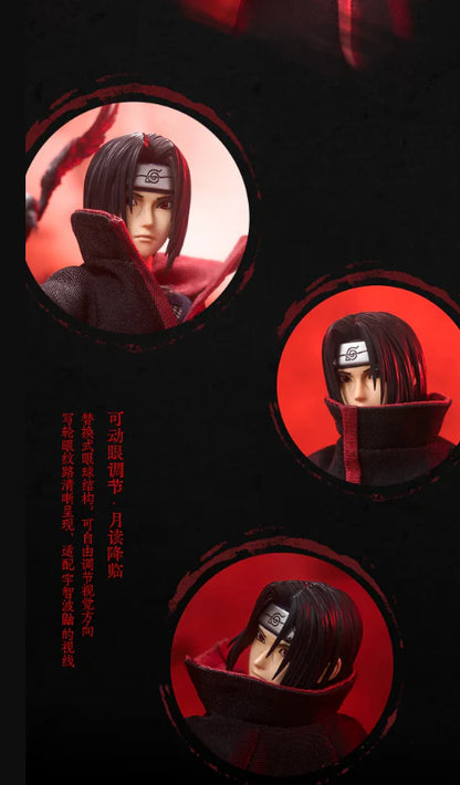 PRE ORDER – UNIQUE ART 1/12 NARUTO SHIPPUDEN - UCHIHA ITACHI PLAYABLE VERSION UA001B