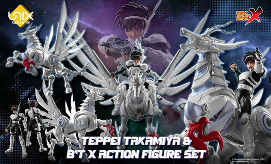 PRE ORDER – TEPPEI_TAKAMIYA & B'T X ACTION FIGURE SET - SAINT SEIYA