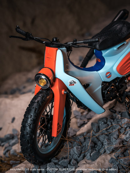 PRE ORDER – 1/6 SUPER CUB SCRAMBLER MOTORCYCLE FB-10134B2 + REAR RACK FB-10147-3-1