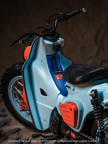 PRE ORDER – 1/6 SUPER CUB SCRAMBLER MOTORCYCLE FB-10134B2 + REAR RACK FB-10147-3-1