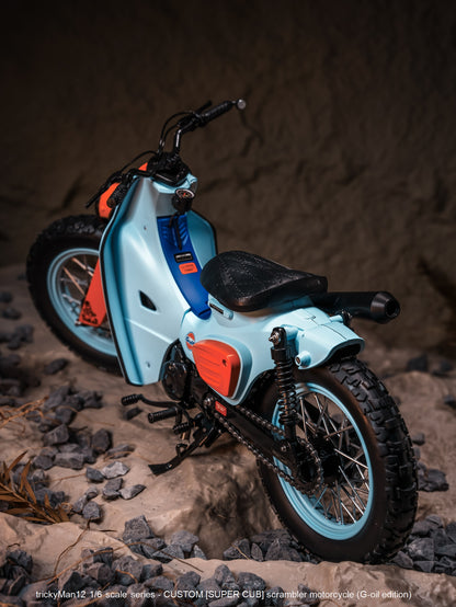 PRE ORDER – 1/6 SUPER CUB SCRAMBLER MOTORCYCLE FB-10134B2 + REAR RACK FB-10147-3-1