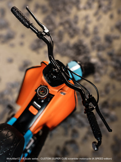 PRE ORDER – 1/6 SUPER CUB SCRAMBLER MOTORCYCLE FB-10134B1 + REAR RACK FB-10147-3-1