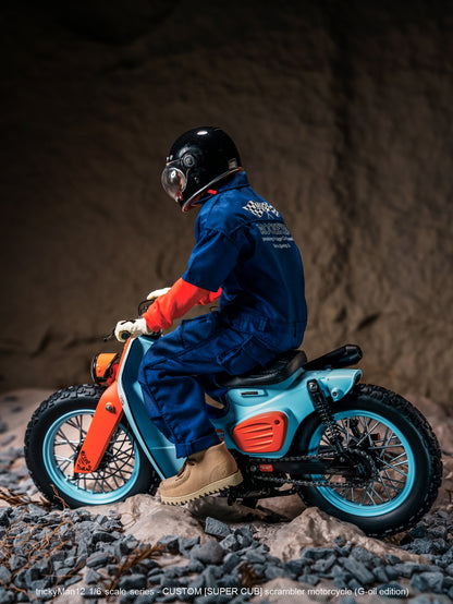 PRE ORDER – 1/6 SUPER CUB SCRAMBLER MOTORCYCLE FB-10134B2 + REAR RACK FB-10147-3-1